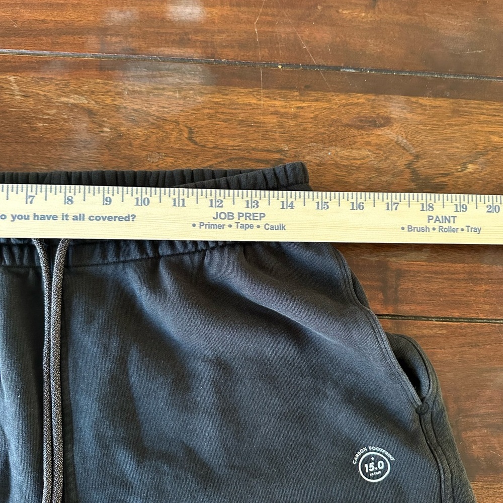 Allbirds Men’s Medium Black Sweat Shorts Drawstring Organic Cotton - Picture 7 of 8